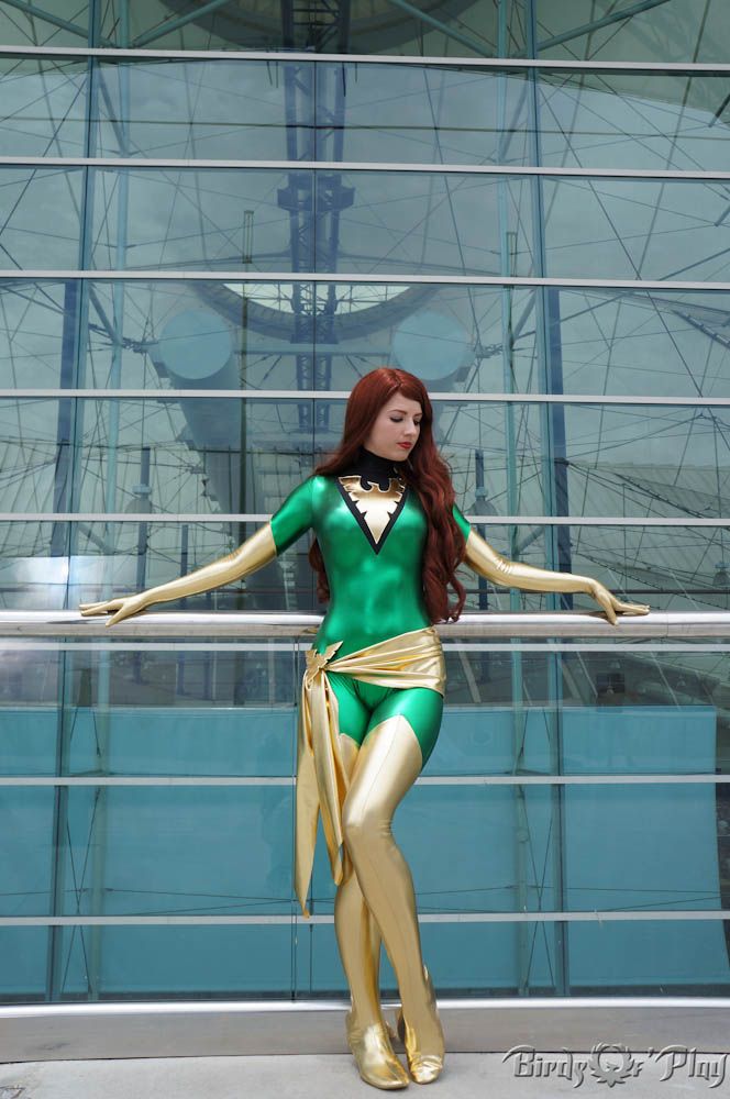 XMen Dark phoenix Jean Grey Costume Skin Suit